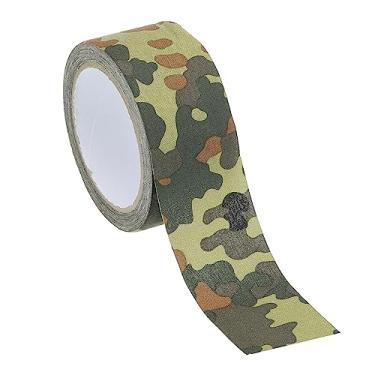 Imagem de PATIKIL Fita de camuflagem 5 cm x 11 metros, fita camuflada protetora autoadesiva, bandagem impermeável para acampamento, caça ao ar livre, camuflagem escura