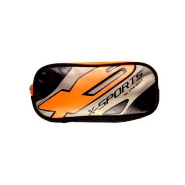Imagem de Estojo chenson x-sport 2 ziperes, Laranja