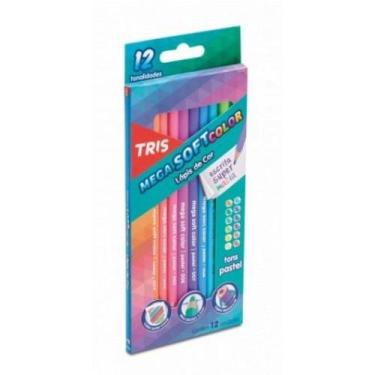 Imagem de Lapis de Cor 12 Cores Tris Tons Pastel