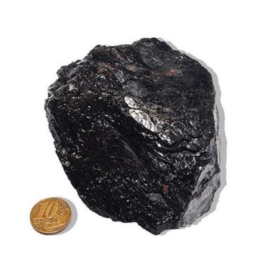 Imagem de 01 Turmalina Preta Pedra Natural 500 a 550g Média 10cm Tipo B - Crista