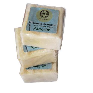 Imagem de Sabonete Artesanal Ana Guilhermoni  Alecrim kit c 3 barras 90g cd