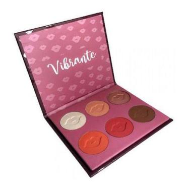 Imagem de Can Up Paleta De Sombras Vibrante Profissional 6 Cores Make