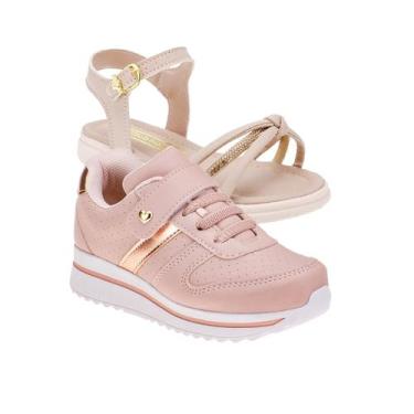 Imagem de Tenis Feminino e Papete Infantil - KIT 2 PARES Tam 24 ao 34 - sapatinh