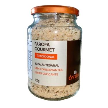 Imagem de [coloque 3 no carrinho, pague 2 no checkout] Farofa Gourmet com Bacon Defumado e Textura Irresistível - Saudável, Saborosa e Rica em Proteínas [pote com 250g]