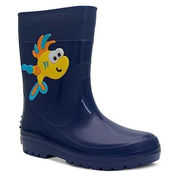 Imagem de Galocha Bota Chuva Infantil Nº 25 Ao 32 Moda Menina Menino 09.14 (Marinho, BR, Criança de 4 a 8 anos, Numérico, 28)