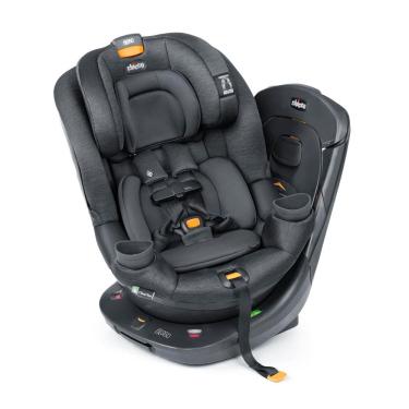 Imagem de Cadeira de Bebe para Carro com Rotação de 360°, Sistema de Arnês Quick-Secure e Apoio de Cabeça, Chicco Fit360 ClearTex, Cinza