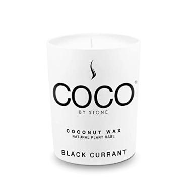 Imagem de COCO by Stone Vela totalmente natural de cera de coco, groselha preta, 184 g