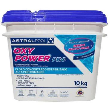 Imagem de Cloro Concentrado Estabiliazado Oxy Power Pro Alto Rendimento 10kg - A