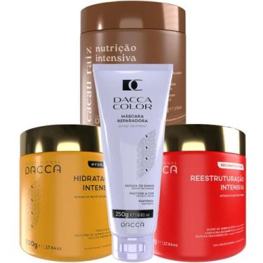Imagem de Dacca Profissional Cronograma Capilar Completo Hidratação, Nutrição, R