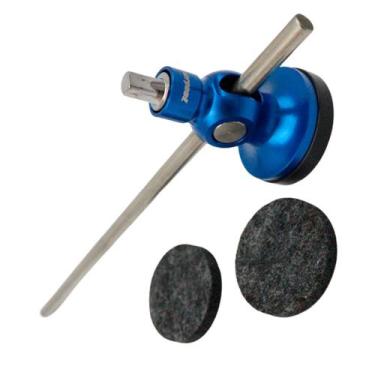 Imagem de Batedor regulável p/ bumbo bateria liverpool aluminio azul 11622