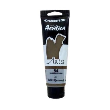 Imagem de Tinta Acrílica 120ml G1 084 Sombra Natural Corfix, 084 - SOMBRA NATURA
