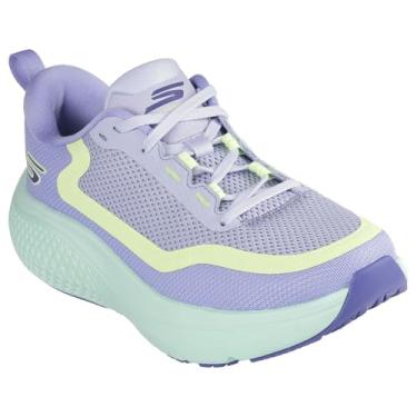 Imagem de Skechers Go Run Supersonic Max feminino, Roxo/Limão, 36