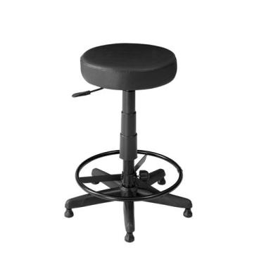 Imagem de Banqueta Giratória Estofada c/ Regulagem de Altura - SchoolCenter