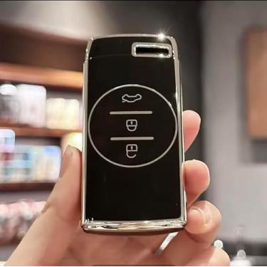 Imagem de Capa Para Chave De Carro Chery Tiggo 7 Pro Arrizo 5 EQ7 5x 3x Gx 8 Preto