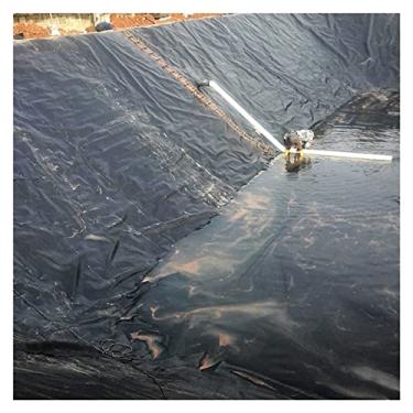 Imagem de Forro para lagos 12 mil forros flexíveis grande água jardim peixe lagoa forro 8x10 libras capa de fonte para lagoas ao ar livre, cascata de quintal (cor: preto, tamanho: 1,5 x 8 m)