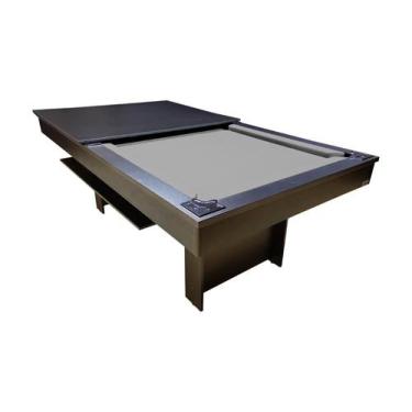 Imagem de Mesa de Sinuca/Bilhar com Tampo de Jantar - 2,20x1,20 - Nelson Bilhare