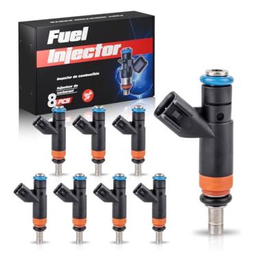 Imagem de ENA Injetores de combustível de 4 furos compatíveis com Dodge Challenger Charger Jeep Grand Cherokee Commander Ram 1500 Chrysler 300 5.7L 6.1L 2008 2009 2010 2011 2012 Substituição para FJ732