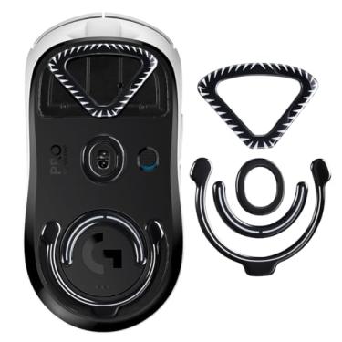 Imagem de immoenuc Últimas atualizações de patins de mouse de vidro para Logitech G PRO X Superlight sem fio Gaming Mouse pads macios duráveis acessórios para ratos de jogo mais fino fabricação de vidro