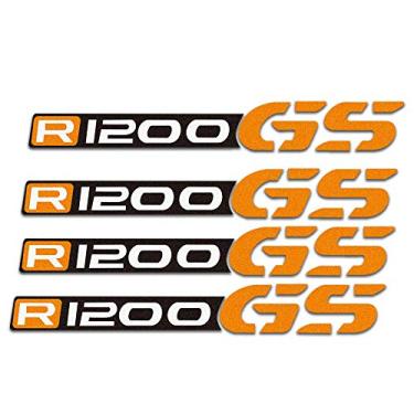 Imagem de Acc-Creativity Adesivo de carenagem frontal de motocicleta compatível com BMW R1150GS R1200GS (R1200GS, laranja)