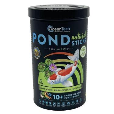 Imagem de Ração Para Peixes Pond Natural Sticks 170g - Oceantech