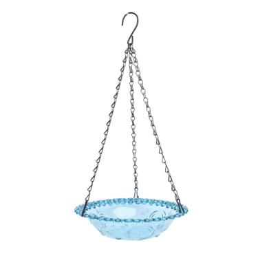 Imagem de Sonew Fonte do Banho de Pássaro Solar Com Fluxo de água Versátil e Construção de Plástico para a água de Beija -flor de Enforcamento Ao Ar Livre No Jardim e No Pátio