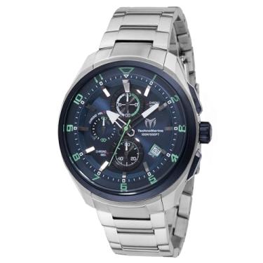 Imagem de TechnoMarine Ocean Quantum Relógio masculino - 44 mm, aço (TM-318117)