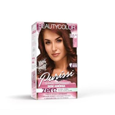 Imagem de Coloração Kit BEAUTYCOLOR Puríssi Sem Amônia - 55.46 Vermelho Fatale