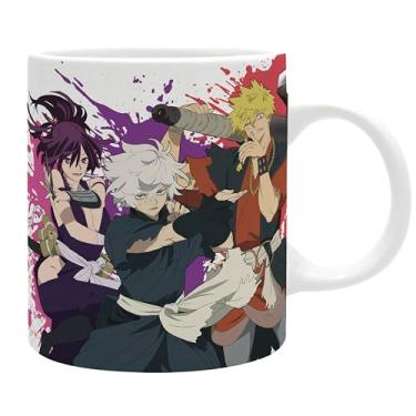 Imagem de ABYSTYLE Caneca de café de cerâmica Hell's Paradise Anime 29 ml lavável na máquina de lavar louça, design de personagem, utensílios de bebida, produtos para casa e cozinha