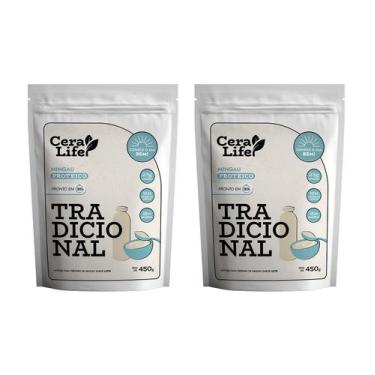 Imagem de Combo 2 Mingau Proteico Ceralife Tradicional e Baunilha 450g - Cera Li