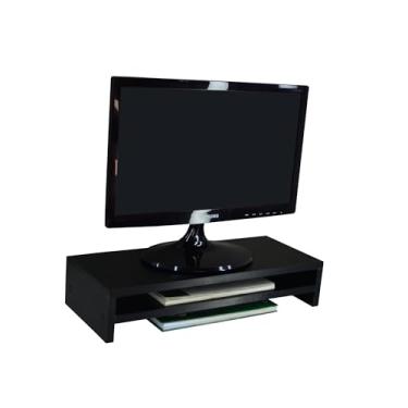 Imagem de Suporte de mesa para monitor notebook laptop PC tela nicho 70cm (Preto)