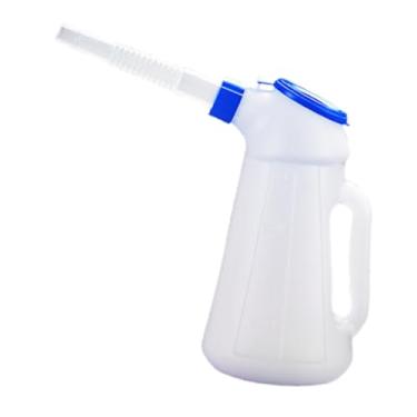 Imagem de Generic JUG de medição de petróleo universal à prova de vazamento portátil resistente com tampa, dispensador de petróleo automotivo para veículo automotivo, 1.2l