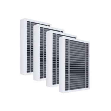 Imagem de Nispira Substituição do filtro HEPA verdadeiro compatível com purificador de ar de odor F2 FAP-C02-F2 FAP-T03-F2. Comparado com a parte F2 FAPF-F2-O, 4 pacotes