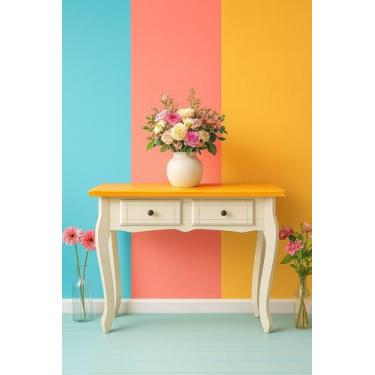 Imagem de Aparador 2 Gavetas Estilo Luis XV - Outlet de Fabrica, Branco