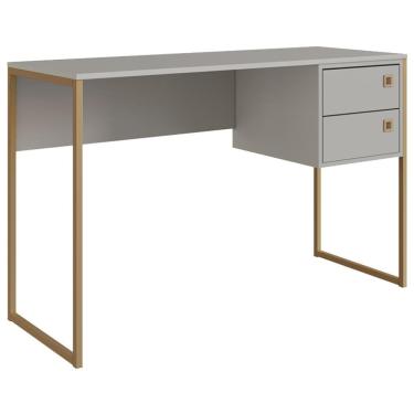 Imagem de Escrivaninha 2 Gavetas 120 cm P1012 PP Milani Store