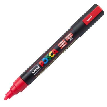 Imagem de Caneta Posca PC 5M fluorescente vermelho Uni Ball