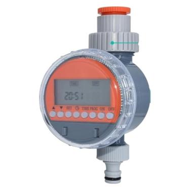 Imagem de BYYINGSUS Garden Solar Battery Powered Temporizador de irrigação por gotejamento irrigação por gotejamento estufa eletrônico A-utomatic sistema de controle (temporizador de válvula de esfera)