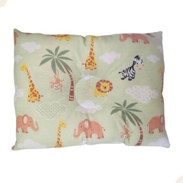 Imagem de Travesseiro Anatômico Bebê para Berço e Carrinho 27x37cm - Mudan Baby 