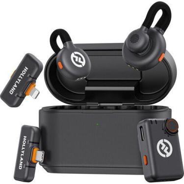 Imagem de Microfone Sem Fio Hollyland Lark M2S Ultimate Combo (2TX+RX, preto