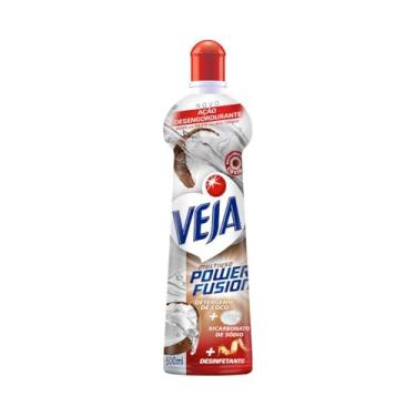 Imagem de Veja Desinfetante Multiuso Power Fusion Coco 500Ml Branco/Vermelho
