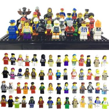 Imagem de Conjunto de 10 bonecos LEGO Mini People People Lot Random Grab Bag of Minifigure Guys City City Set by USA