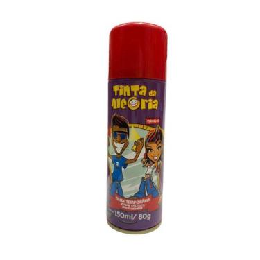 Imagem de Tinta da Alegria Spray Colorido de Cabelo Cor Vermelho 150ml - Linha d