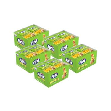 Imagem de Kit 5 Caixas Display Fini (60 Pacotes Mini) | Escolha o Sabor: Bananas, Beijos, Dentaduras, Minhocas, Ursinhos ou Kit Misto! (5 Bananas)