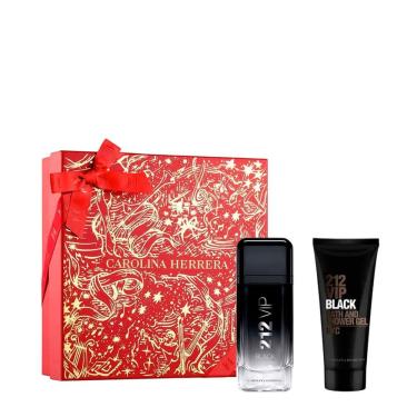 Imagem de Kit Carolina Herrera 212 Vip Black Masculino - Eau De Parfum 100ml + Shower Gel 100ml