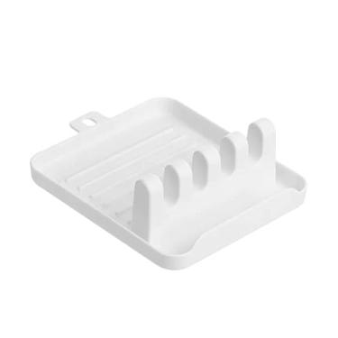 Imagem de 2 Unidades Descanso de Colher e Talheres Multiuso Cozinha Tampa de Panela