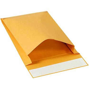 Imagem de Envelopes autoselantes expansíveis Redi-Seal, 23 x 30 x 5 cm, Kraft, caixa com 250, fecho de descascar e colar, para envio e envio de documentos importantes ou itens volumosos