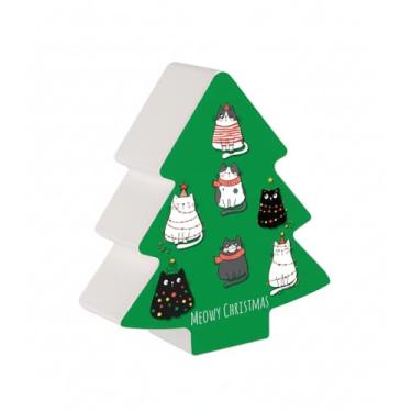 Imagem de Luminária Árvore de Natal em Plástico, 29 x 25 x 10 cm, Polietileno, Iluminação LED/Fluorescente, Bivolt, com Interruptor, Decoração Natalina