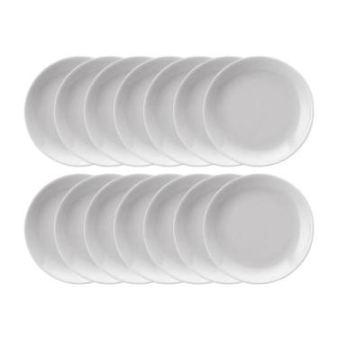 Imagem de Kit 12 Pires Café 11cm Porcelana Schmidt - Mod. Avon 229