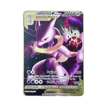 Imagem de Cartão De Jogo Pokémon Pikachu Charizard Poke Ball Metal Preto Inglês 