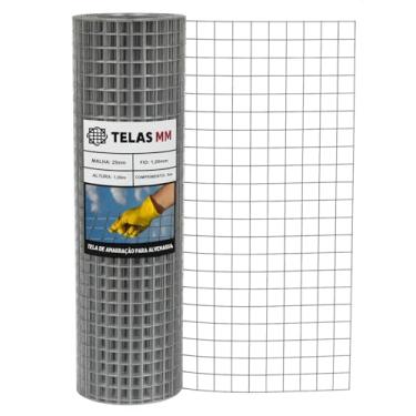 Imagem de Tela Soldada 25mm Proteção Portões Pets Jardim 5,00m X 1,00m