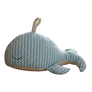 Imagem de Bothyi Batente de porta decorativo em forma de baleia, fácil de mover, com peso, ideal para quarto, sala de estar e outros ambientes.